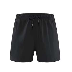 Summer Casual Sports <b>Shorts</b> Quick-Dry Split Hem <b>Elastic</b> <b>Waistband</b> Breathable <b>Shorts</b> Handy Pockets Loose Fit Solid - Product Image 4