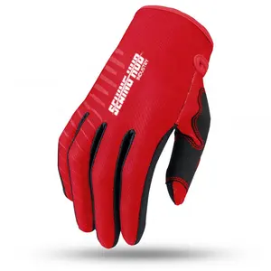 Fibra de carbono, guantes de moto Fabricante Empresa Buena calidad Hombres Guantes de motocross Sublimación de seguridad de dedo completo personalizado - Product Image 1