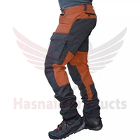 Vente en gros OEM pantalon et pantalon en cuir noir décontracté et personnalisé pour hommes pantalons et pantalons pour hommes respirants du Pakistan
