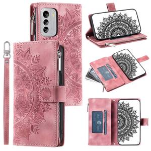 Funda de teléfono de moda Mandala flor impresa PU cuero funda de teléfono cartera funda de teléfono móvil fundas para <span class=keywords><strong>Nokia</strong></span> <span class=keywords><strong>G60</strong></span> <span class=keywords><strong>5G</strong></span> - Product Image 2