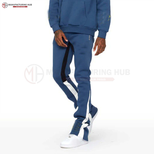 Prix de gros Nouveau design à la mode pour hommes Survêtements unis 100% coton respirant Slim Fit Sportswear - Product Image 6