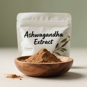 Extracto de Ashwagandha en Polvo de Alta Calidad 10:1, Extracto de Planta con 5% 10% de Withanólidos, Extracto de Ashwagandha al 2.5% - Product Image 2