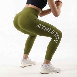 Mallas de yoga con cintura elástica, suaves, transpirables y perfectas para yoga o cualquier rutina activa con la máxima flexibilidad - Product Image 1