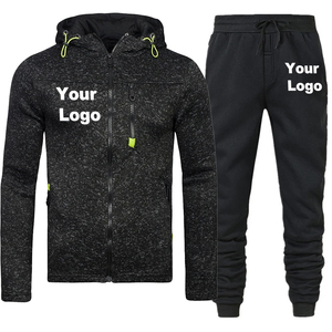 2024 ensemble de survêtement pour hommes avec logo personnalisé survêtement hommes manches longues avec capuche vêtements de sport en plein air costume pour hommes - Product Image 3