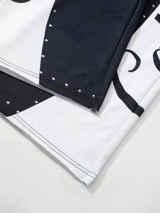 Pantalon de survêtement en strass, service OEM en gros, logo personnalisé, haute qualité, faible MOQ, prix bas, pantalon de survêtement en strass de qualité supérieure - Product Image 5