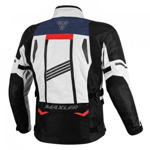 Blouson de moto longue course robuste avec protections antichoc homologuées CE, blouson de moto longue course en textile pour homme, fournisseur OEM pour la production en gros - Product Image 3