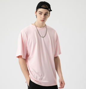 Premium Cotton Blank Heavyweight Blanc Noir Streetwear Oversize Blanc Blanc Noir T-shirt pour hommes - Product Image 5