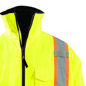 Veste de sécurité au travail Veste de sécurité d'hiver Impression de logo personnalisé Vestes de sécurité réfléchissantes de construction de 3m - Product Image 6