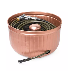 Bol de tuyau fini en cuivre antique pour la maison jardin arrosage des plantes utilisation bol de tuyau de jardin en cuivre décoratif au prix de gros - Product Image 3