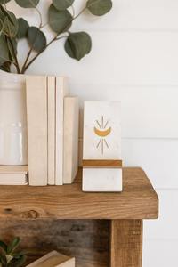 Soporte de Madera Maciza Natural para Teléfono Móvil, Estilo Rústico, Hecho a Mano, para Oficina y Hogar - Product Image 5