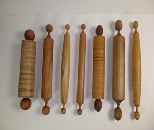 Rodillo de Madera Pulido Personalizado de Alta Calidad, Ecológico y Budista, para Repostería y Decoración de Paredes - Product Image 5