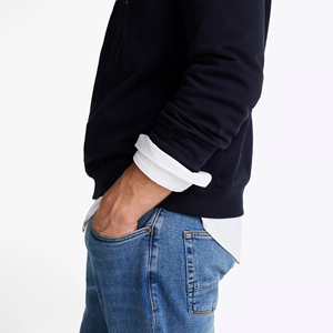 Sudadera Personalizada de Invierno para Hombre, Cuello Redondo, Hombros Caídos, 500 Gsm, Felpa, 100% Algodón Ecológico - Product Image 5