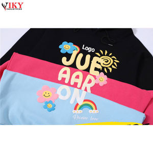 Hombres pullover hoodies logotipo personalizado Puff impresión Hoodie Pullover Hoodies - Product Image 6