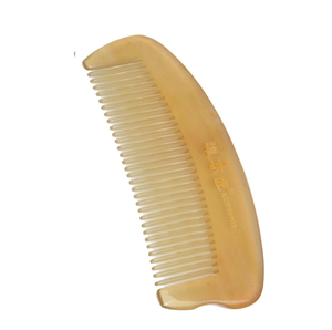 Horn Comb Salon <b>Hair</b> Styling <b>Massage</b> Tool horn Handle Wholesale Price Buffalo Horn Comb <b>Hair</b> use - Product Image 1