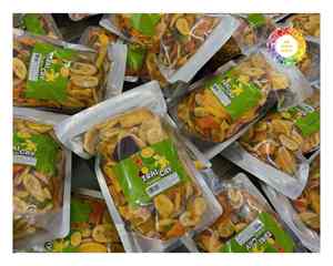 ชิปผักและผลไม้รวมกรอบแห้งราคาโรงงานขนมขบเคี้ยวจำนวนมากมีรสชาติหวานธรรมชาติและเนื้อกรุบกรอบ - Product Image 6