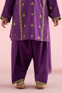 Elegante hecho a mano niños niñas Shalwar Kameez elegante fiesta tradicional ropa informal traje cómodo - Product Image 5