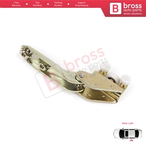 BDP27 Left Side Rear Sliding Door Middle <b>Roller</b> Guide Hinge for Transporter T4 Caravelle Multivan 1990-2003 701843335A - Product Image 2