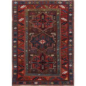 พรมขนสัตว์ถักมือสีเบจน้ำตาลลายเรขาคณิต Kiaan สำหรับห้องนั่งเล่น รุ่น Paem-282 ขนาดใหญ่ เหมาะสำหรับตกแต่งทางเดิน - Product Image 1