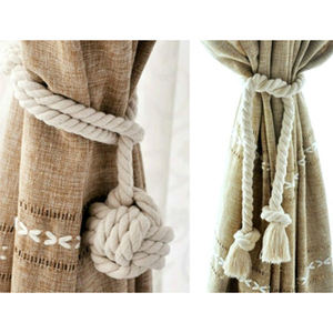 Modern Style Curtain Clip Tie Rope Holder Tiebacks in Top Quality Perfect for Holding Back Curtains and Home Decoration - Product Image 4