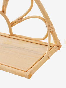 Estante de flores de ratán Color natural para decoración de habitaciones y almacenamiento Libros y juguetes Precio barato - Product Image 3