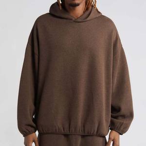 Sweatshirts à capuche en molleton à épaules tombantes 100% coton, vêtements pour hommes, sweatshirts de base avec logo personnalisé, fabricant d'usine - Product Image 1