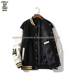 Vestes universitaires brodées uniques avec fermeture à boutons-pression, idéales pour la mode de détail et le streetwear - Product Image 2