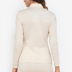 Top de manga larga con cremallera de algodón para mujer, novedad de verano, venta en línea a bajo precio - Product Image 5