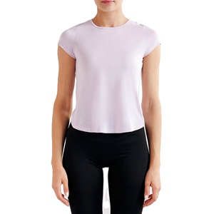 Mujeres Camisetas Fabricantes Casual Algodón Tops Proveedores Elegante Moda Vendedores Venta al por mayor Ropa de uso diario MOQ - Product Image 1