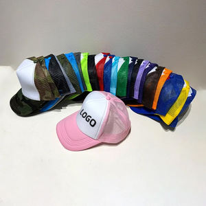 หมวกเบสบอลทรูคเกอร์หมวกกีฬาตาข่ายลายตารางขนาดปรับขนาดได้แบบคลาสสิกออกแบบได้ตามต้องการ - Product Image 1