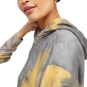 Sudaderas Básicas Personalizadas, Sudadera Extra Grande de Estilo Urbano para Mujer, Sudadera con Tie Dye, Sudadera Holgada para Mujer, Sudadera Unisex de Gran Peso 2026 - Product Image 2