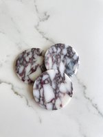 Viola marbre rond caboteur petit rond fourre-tout plateau bijoux plateau café plateau cuisine Accent maison Table décor 3.1 pouces