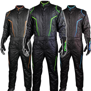 2025 combinaison de course personnalisée coton respirant/Nomex ignifuge une pièce simple/couche 2 couches costume imprimé Techniques - Product Image 4