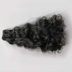 ผมต่อผมมนุษย์ผมบริสุทธิ์จากอินเดียเป็นลอนธรรมชาติทำจากอินเดีย - Product Image 5
