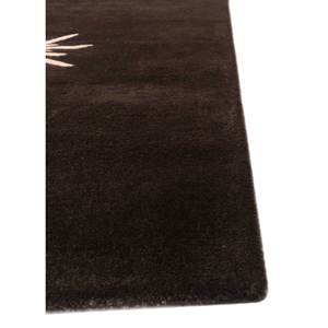 Alfombras de Lana y Viscosa Hechas a Mano con Diseño de Contornos, Patrón Abstracto Rojo y Naranja para Uso Doméstico-Top-7189 - Product Image 4