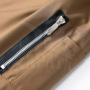 Servicio OEM, Chaqueta Bomber de Moda para Hombre, de Alta Calidad, Transpirable, de Nailon/Poliéster, con Cuello Alto, para Invierno - Product Image 4