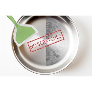 Green Silicone Wrapped Plastic <b>Fish</b> <b>Spatula</b> Non-Stick Heat-Resistant Wide Flat Turner for Pancakes Shovel Pizza-Cooking Tools - Product Image 5