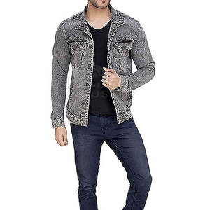 Chaqueta vaquera Premium para hombre Chaqueta elegante, cómoda y versátil para todas las estaciones para hombre - Product Image 6