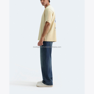 Camiseta de Manga Corta con Cuello Redondo 100% Algodón Personalizada para Hombre con Tela Transpirable Ecológica Servicio OEM/ODM Ropa Casual - Product Image 3