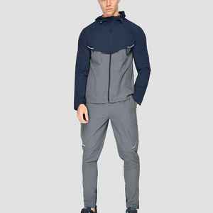 Survêtement personnalisé de haute qualité pour hommes, tenue décontractée, ensemble 2 pièces, pull intégral, idéal pour la gym et le jogging - Product Image 2