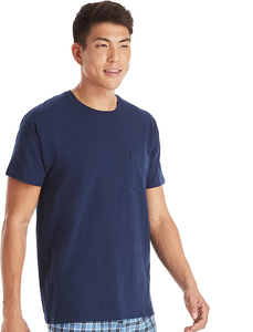 เสื้อยืดแขนสั้นมีกระเป๋าสำหรับผู้ชายและผู้หญิงเสื้อยืดแขนสั้นใส่สบายออกแบบได้ตามต้องการฤดูร้อน - Product Image 2