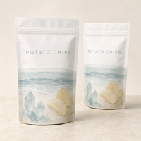 Sacs Doypack en Mylar de haute qualité pour chips, résistants à l'humidité, avec fermeture éclair refermable, emballage personnalisé pour aliments pour animaux de compagnie