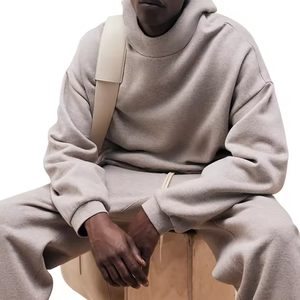 OEM Custom <b>Men's</b> Cotton/Polyester Heavyweight Solid Winter <b>Hoodies</b> Digital Printing Oversized Streetwear Pullover - Product Image 3