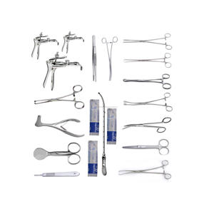 Set de Exploración Ginecológica de Acero Inoxidable Medivolve Reutilizable de 20 Piezas Incluye Espéculo Vaginal Graves Pinzas OB/GYN OEM - Product Image 1