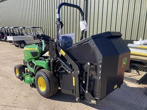 Mini-tracteur tondeuse autoportée diesel 2026 vert-jaune DIY avec bac de ramassage arrière de 200 L pour jardin, ferme et sentiers - Product Image 3