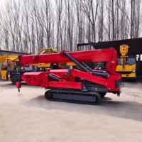 Grue araignée 10T personnalisable certifiée CE, grue sur chenilles compacte pour la construction en terrain complexe extérieur et le levage
