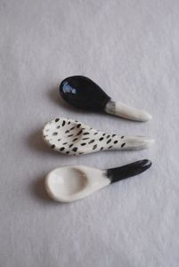 ช้อนส้อมทำจากเรซินทำมือช้อนไม้ขัดเงาศิลปะโลโก้ตามสั่งของอินเดีย - Product Image 4