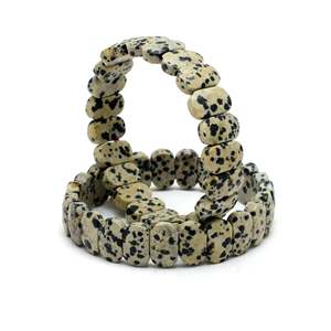 Kamal <b>Gems</b> Dalmatian Bohemian Charm <b>Bracelet</b> Unisex Beaded Number Animal Pattern Featuring Diamond Pearl for Religious Gifts - Product Image 2