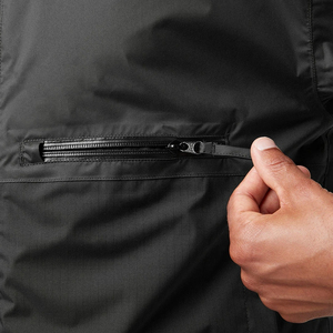 Chaqueta cortavientos informal de exterior para hombre con logotipo personalizado 2025, ropa de invierno personalizada con soporte de poliéster - Product Image 4
