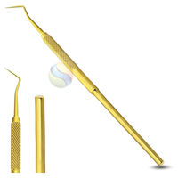 Rehausseur de cils en acier inoxydable noir mat de qualité supérieure, logo personnalisé, outil de beauté réutilisable, outils de rehaussement de cils noir mat de luxe