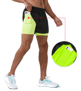 Pantalones cortos deportivos ligeros de verano de estilo callejero para hombre, pantalones cortos con cordón ecológicos de talla grande con bolsillo para entrenamiento - Product Image 6